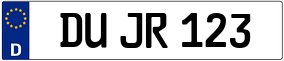 Truck License Plate